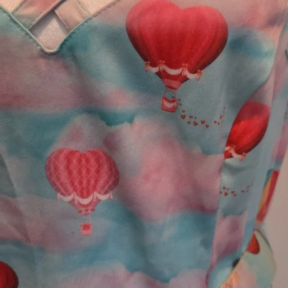 NWT Voodoo Vixen Novelty Print Hot Air Balloon Retro Rockabilly Dress XL - Picture 5 of 10